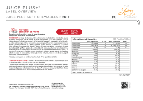 Fruit & Vegetable Blend Chewables (Healthy Starts 4-12)